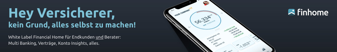 Hey Versicherer, kein Grund, alles selbst zu machen! Finhome