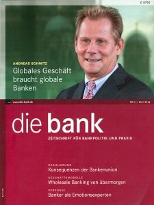 die bank - Titel der Mai-Ausgabe, Bank-Verlag GmbH