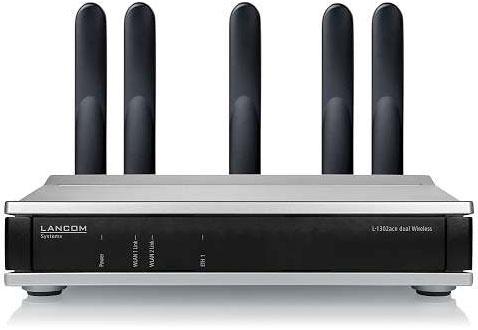 Gigabit WLAN: Bei Bedarf wechselt der "LANCOM L-1302acn dual Wireless" auf das leistungsfähigere 5-GHZ-Band. Bild: LANCOM