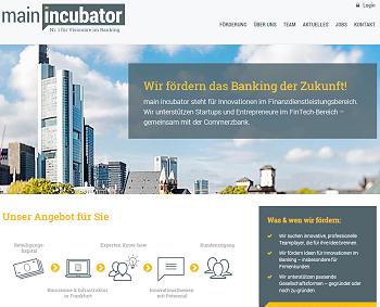 mit dem main incubator treibt die Commerzbank die Entwicklung von FinTechs gezielt voran.