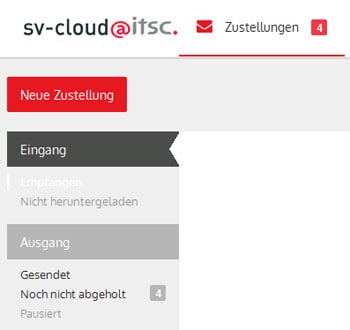 Per Sozialversicherungscloud "sv-cloud@itsc" sollen große Datenmengen zwischen Sozialversicherungspartnern geschützt übertragen werden können.