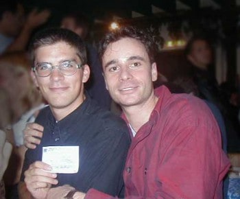 Die Gründer Thomas Waibel und Robert Abend vor 15 Jahren ...