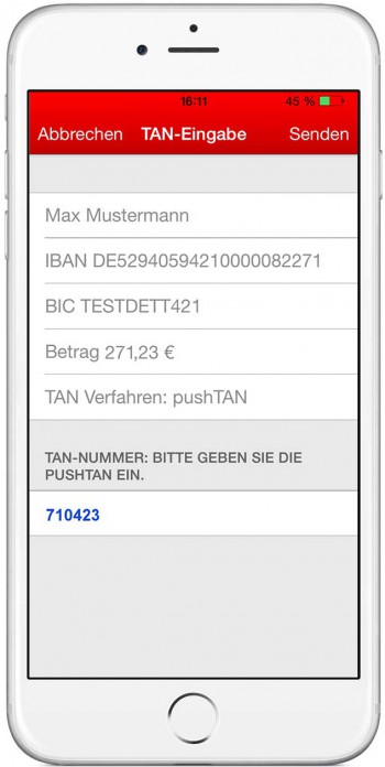 pushTAN-App