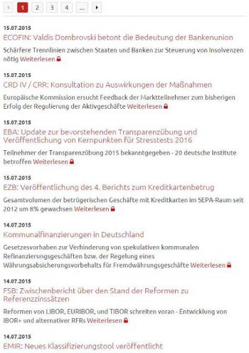 Die News können auch als RSS-Feed bezogen werden.Regupedia