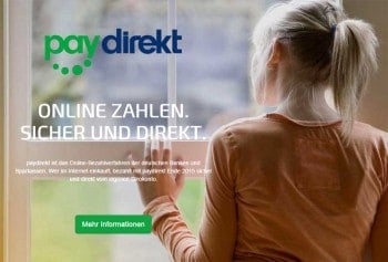 Die neue Paydirekt-Website (www.paydirekt.de)