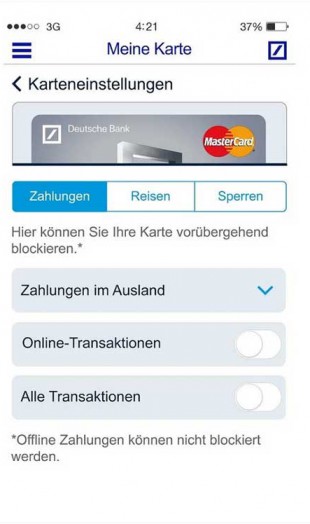 Deutsche Bank startet Security-App "Meine Karte" · IT ...