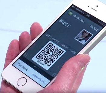 Die Auszahlung am Cineo C2020 erfolgt mit einer App, die dem GAA per QR-Code anzeigt, was er tun soll.Wincor Nixdorf