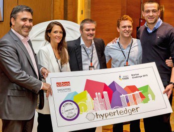 Das FinTech hyperledger räumte den Innotribe-Statup-Challenge-Preis abSWIFT