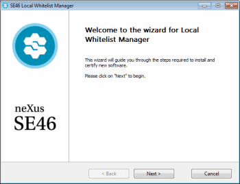 der "Local Whitelist Manager"neXus