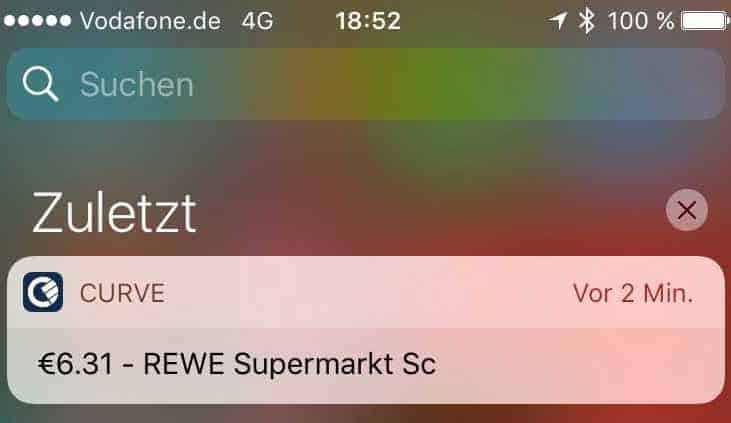 Per App läßt sich die zu verwendende Karte auswählen - und die vorigen Transaktionen anzeigen.Maik Klotz