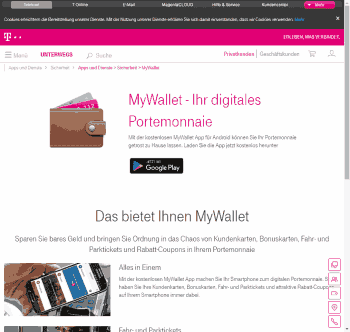 Das wars dann wohl ... @Telekom-Website