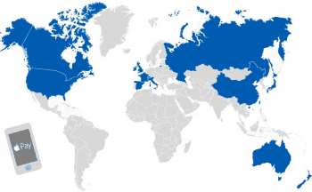 Hier kann mit Apple Pay bezahlt werden ... Deutschland liegt in einer Schneise, die Apple noch nicht beliefert.statista