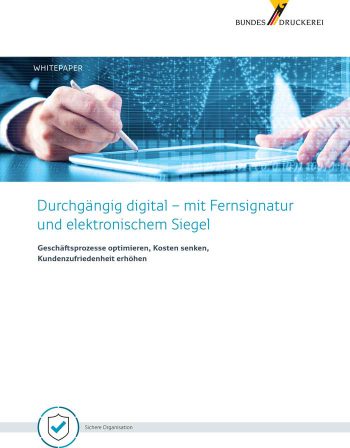 Studie zur eIDAS-Konformen Unterschrift der Bundesdruckerei