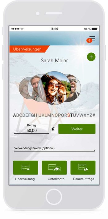 Die neue Norisbank-App