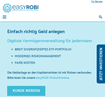 Hinter easyROBI steckt das WeAdvise-Framework