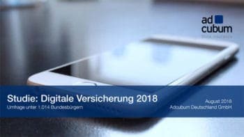 Adcumbum-Studie zu Versicherern