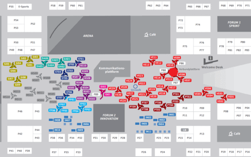 Hallenplan Standnummern