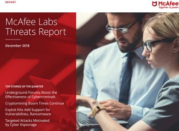 McAfee Report Q3/2018