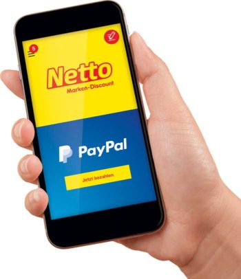 Netto-App jetzt mit PayPal