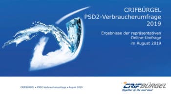 PSD2-Verbraucherumfrage 2019 - kostenloser Download