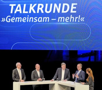 Talkrunde zu den Chancen einer engeren Zusammenarbeit im Verbund