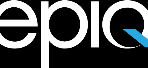 epiq_logo_White_CyanTail_CMYK_BG black