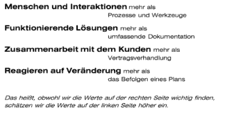 Scrum und agile Methoden: Das agile Manifest