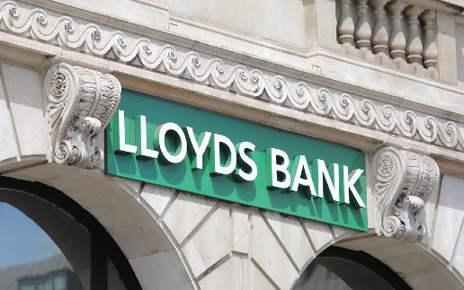 LONDON ENGLAND - JUNE 1, 2019: Lloyds bank sign UK