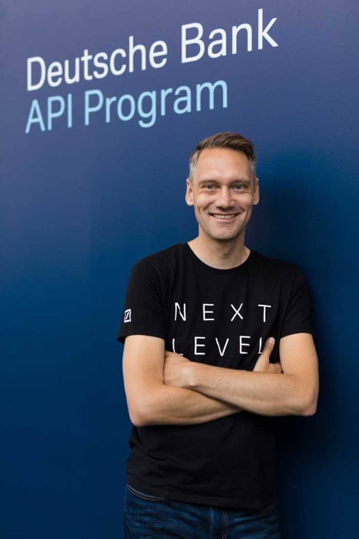 Joris Hensen, verantwortlich für das API Programm der Deutschen BankDeutschen Bank