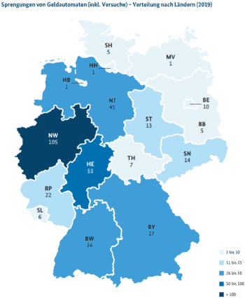 Sprengungen von Geldautomaten