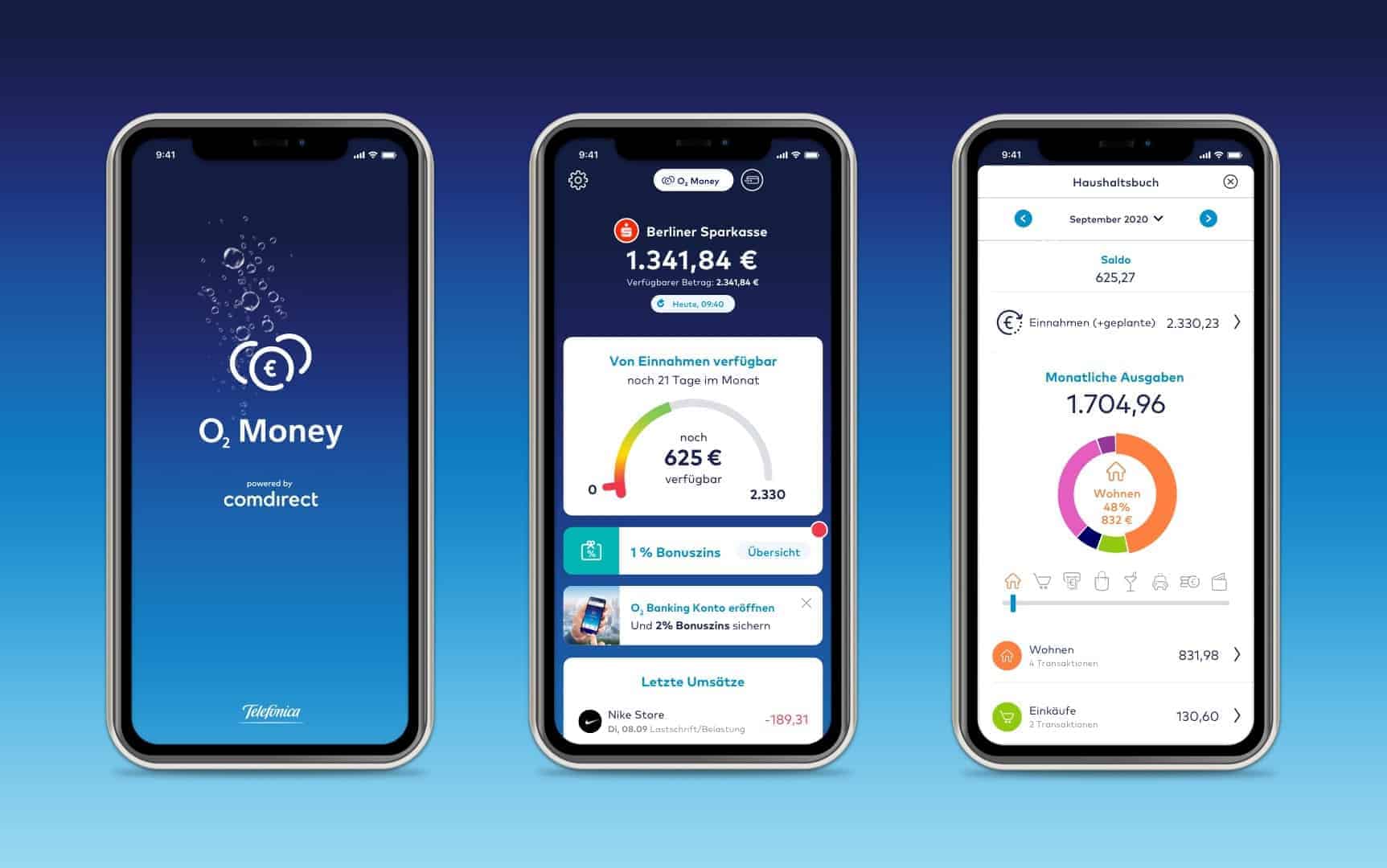 O2 und Comdirect stellen Finanz-App O2 Money vor – auch für Nicht-Kunden