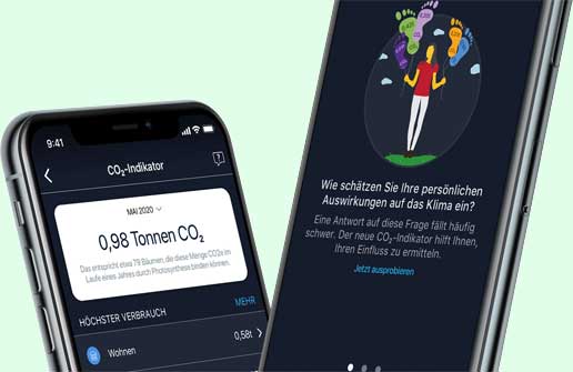 CO2-Fußabdruck – in iOS-App der Deutschen Bank