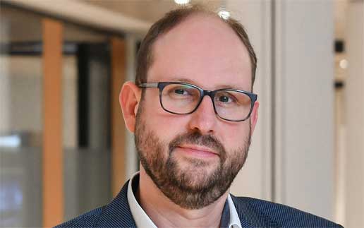 Über Microsoft Teams: Mathias Magold, Director IT Services Aareal Bank WiesbadenAareal