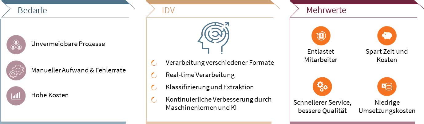 Die Vorteile einer IDV-Lösung.