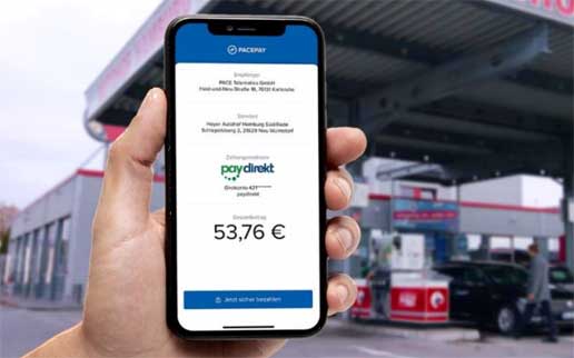 Paydirekt jetzt an 400 Tankstellen per Pace Telematics und S-Payment