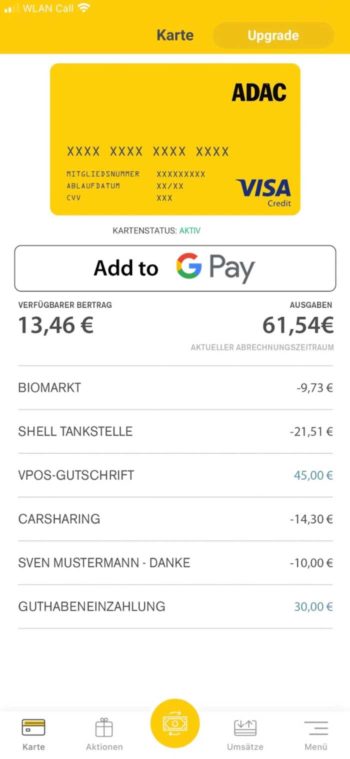 ADAC Pay App