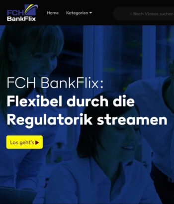 Einstiegsseite der Streaming-Plattform BankFlix