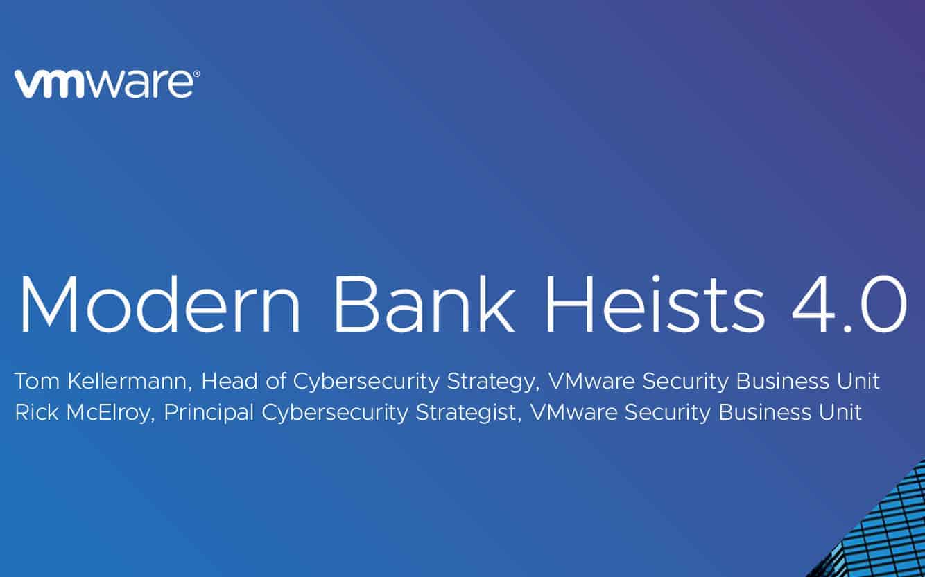 Die Sicherheitslage bei Banken hat VMware in diesem Jahr zum vierten Mal erforscht. <Q>VMware