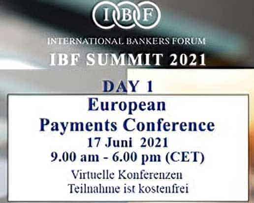 IBF SUMMIT 2021 – im Fokus am 17. und 18. Juni: Zahlungsverkehr, GWG & Terrorismusfinanzierung