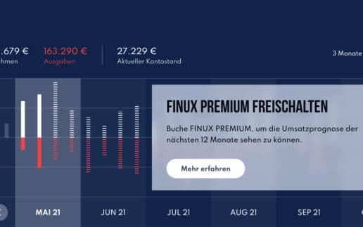 FINUX-Liquiditätsgraph