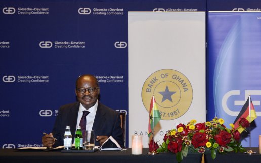 Bank of Ghana und Giesecke+Devrient testen erste universelle digitale Zentralbankwährung in Afrika