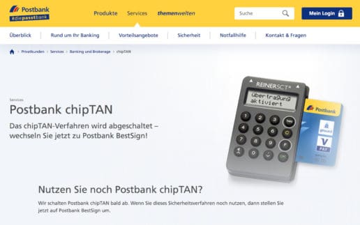 Postbank-Aufmacher