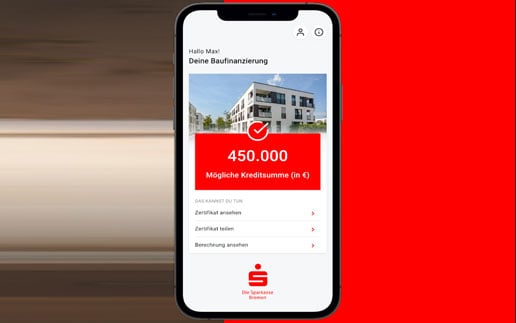 Sparkasse Bremen erleichtert Baufi-Einstieg per App & PSD2-API