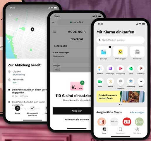 Klarna schlägt zu: Payment‑App, die mit jedem Online-Shop funktionieren soll