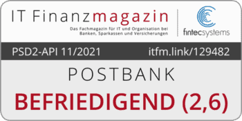 Postbank - BEFRIEDIGEND mit Note 2,6