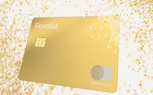 Revolut: 24-Karat vergoldete Mastercard
