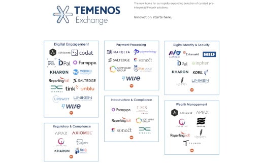 Temenos startet FinTech-Marktplatz mit 50 Partnern