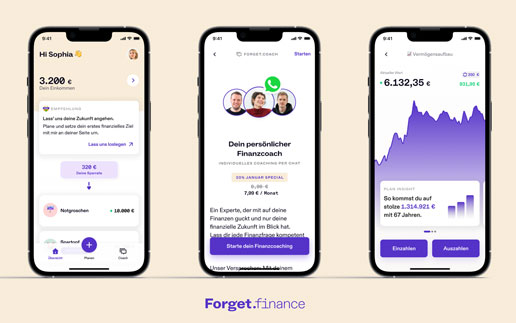 Finanzbot gegen Altersarmut: Forget.finance – eine Finanz-App speziell für Millennials