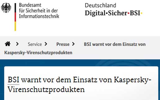 Kaspersky: BSI warnt, Unternehmen ＂kann gezwungen werden＂ – Kaspersky beschwichtigt