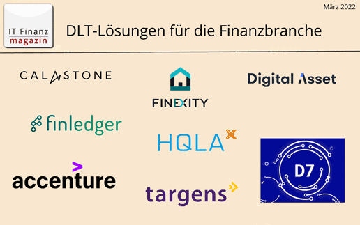 Marktübersicht: DLT-/Blockchain-Lösungen für die Finanzbranche